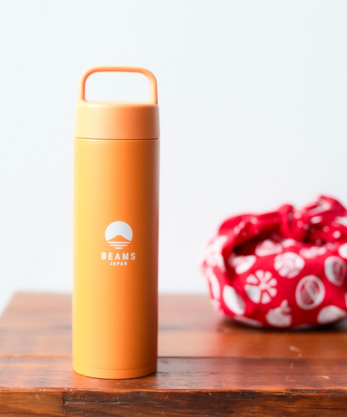 🇯🇵 BEAMS JAPAN X ZOJIRUSHI 象印 經典橘 不鏽鋼保溫杯 手提 隨身杯 / 預購