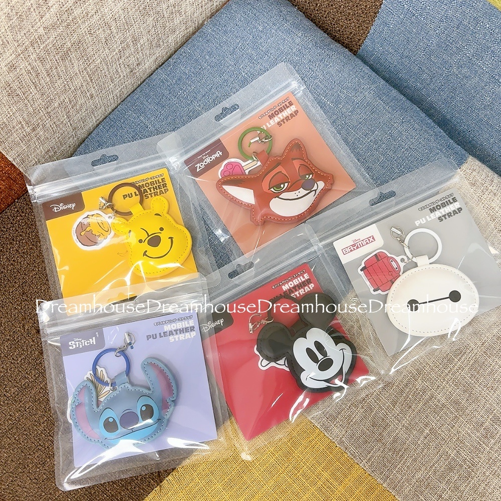 迪士尼 米奇 史迪奇 小熊維尼 動物方程式 尼克 大英雄天團 杯麵 皮革 吊飾 鑰匙圈 手機吊飾 掛飾