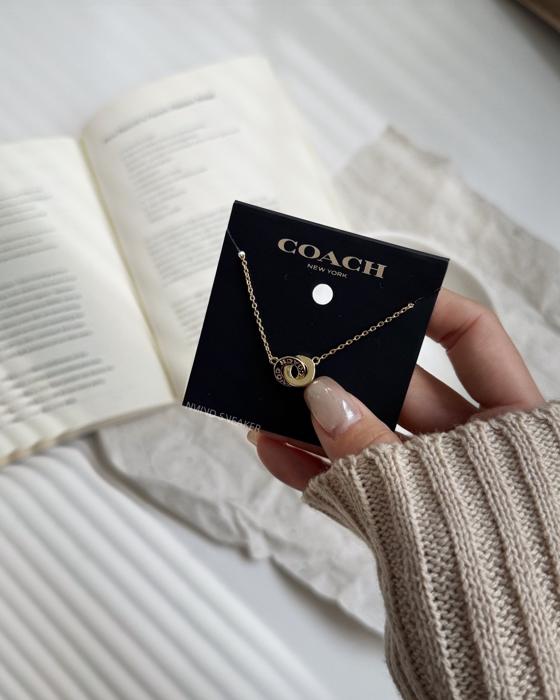 <快速出貨> Coach 珍珠雙圓環系列 項鍊/手鍊