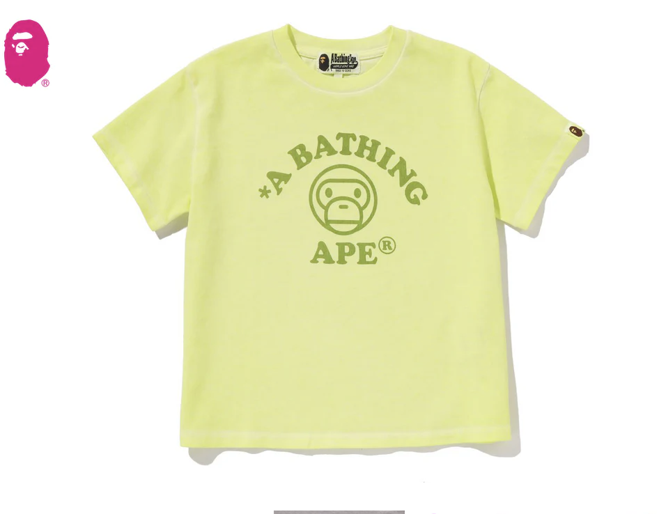 【BAPE女生】0207 發售 BABY MILO BLEACH DYE MINI TEE