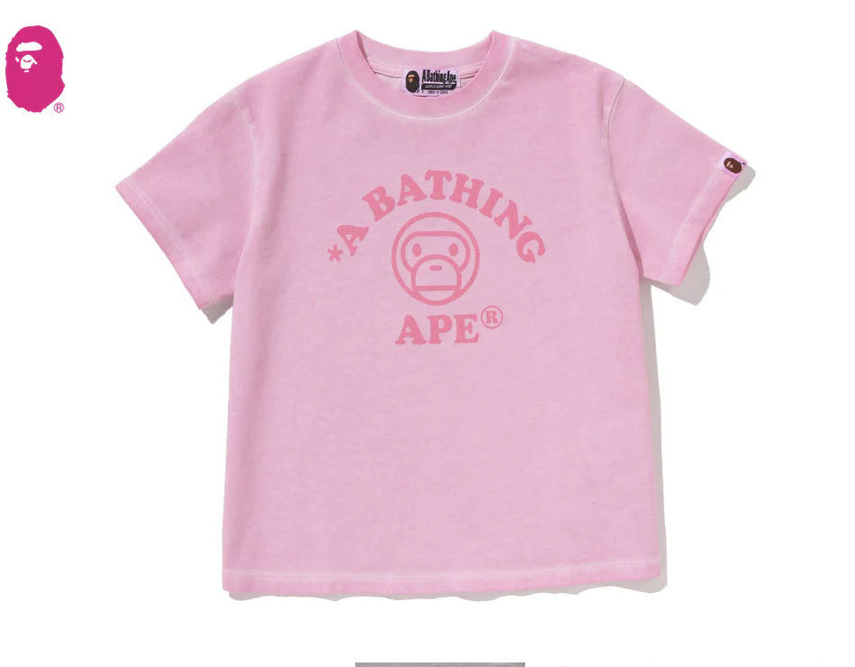 【BAPE女生】0207 發售 BABY MILO BLEACH DYE MINI TEE