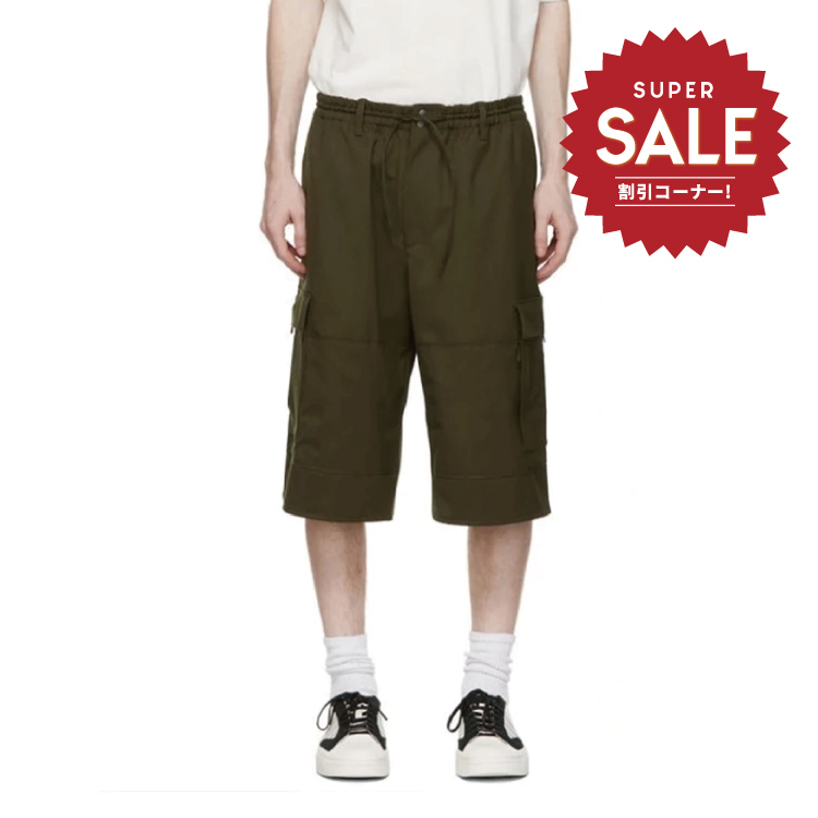 【 Y-3 M CL CARGO SHRT 工裝短褲 - 卡其綠 】