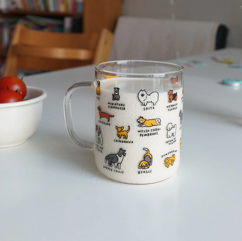 zero per zero | 耐熱玻璃杯 狗狗圖鑑