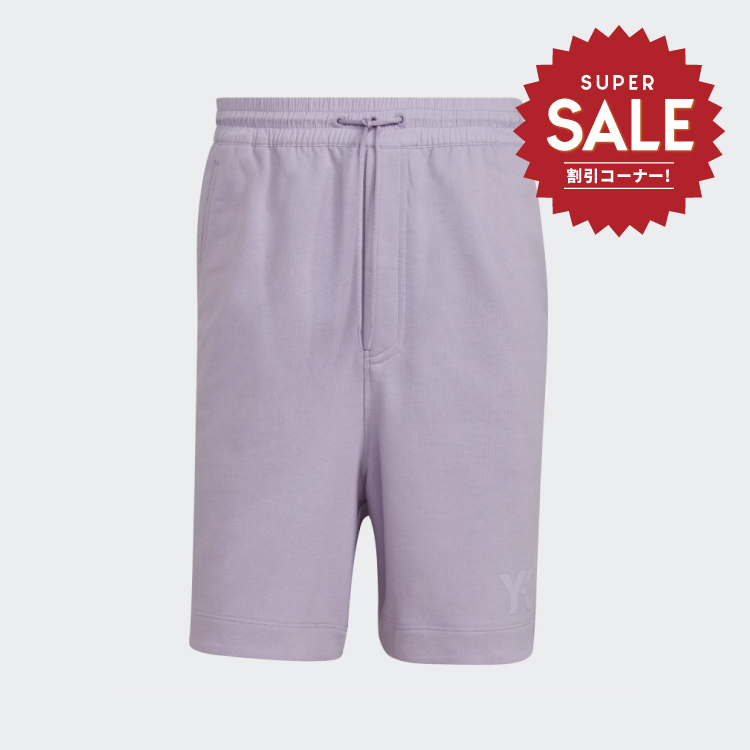【 Y-3  M CL TRY SHORTS 運動休閒短褲 - 淺紫 】