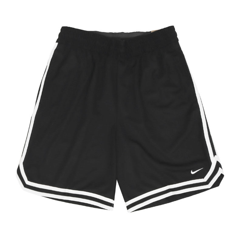 男款 NIKE Dri-FIT DNA SHORT 黑白 8吋 滾邊 小勾 抽繩 球褲 膝上球褲 籃球褲【FN2652-010】