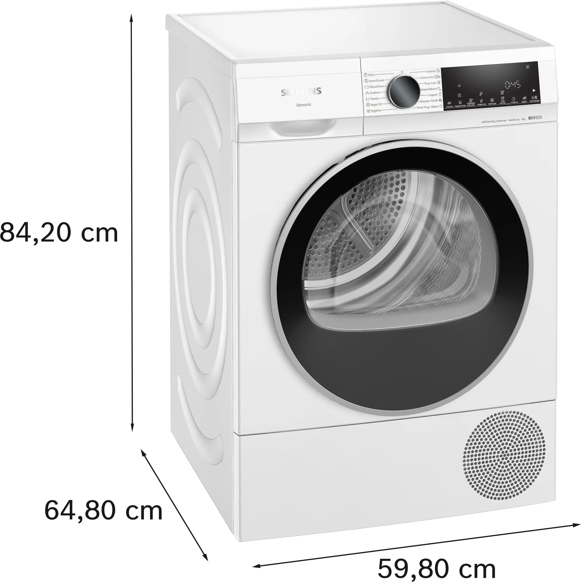 西門子 Siemens   WQ45G201HK‧9公斤‧熱泵冷凝式乾衣機‧波蘭製造-香港行貨-原廠2年全機保養‧