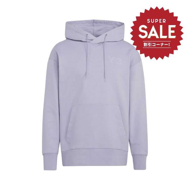 【 Y-3 M CL LC HOODIE 胸前LOGO帽TEE - 紫 】