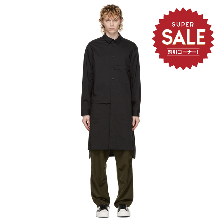 【 Y-3 M CL LONG SHIRT 長版襯衫 - 黑 】