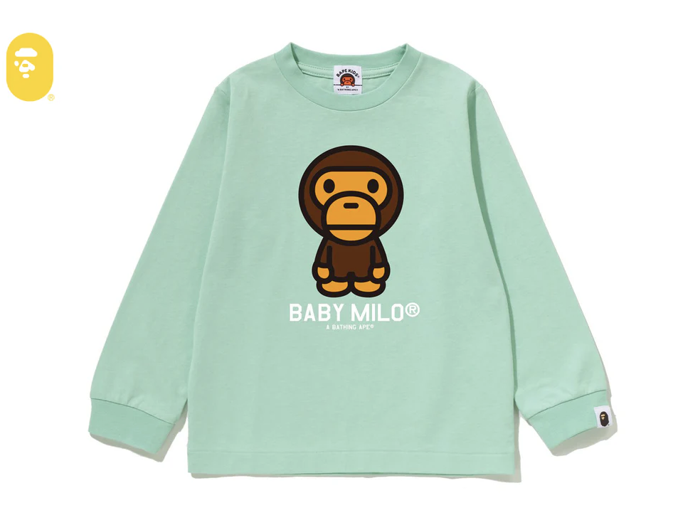【BAPE童裝】0207 發售BABY MILO LS TEE