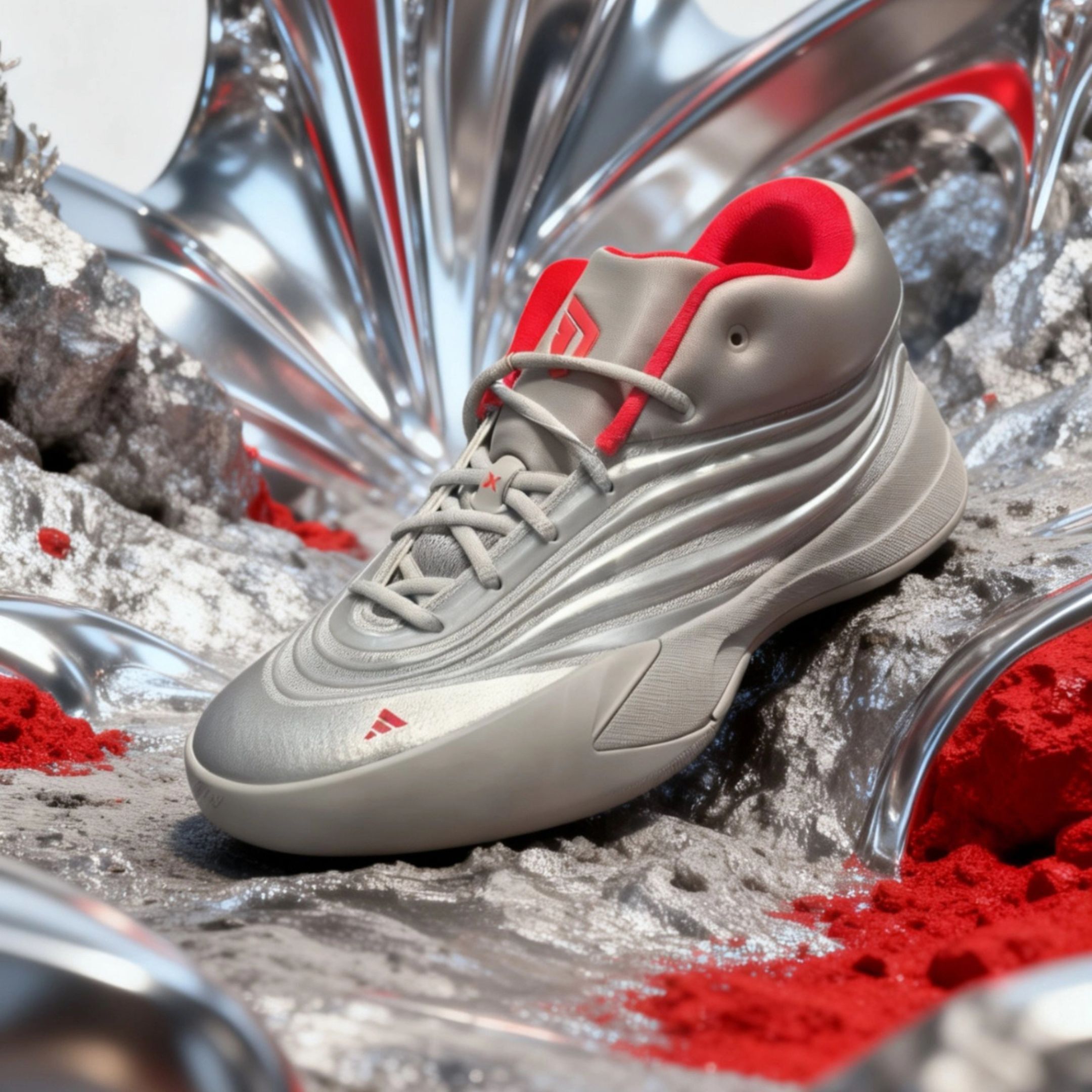 NICEDAY 代購 Adidas Dame 10 灰白 白 灰 橘 實戰 籃球鞋 KJ4398