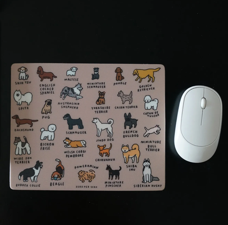 zero per zero | 滑鼠墊 狗狗圖鑑