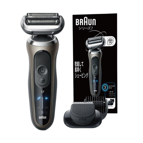 Braun - 百靈 72-C1500S Series 7 乾濕兩用電鬚刨 (附清洗功能, 鬍鬚修剪器Trimmer) Electric Shaver【平行進口】
