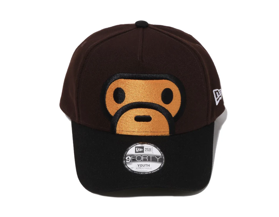 【BAPE童裝】0207 發售MILO FACE NEW ERA 9FORTY CAP
