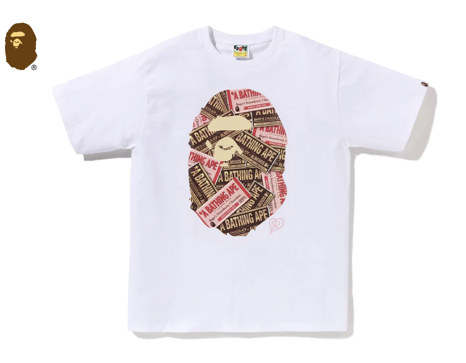 【BAPE男生】0207 發售CHOCOLATE APE HEAD TEE