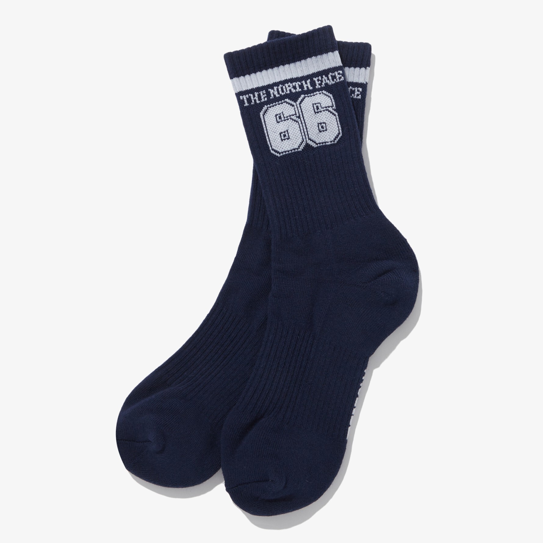 【OWN】The North Face 厚款 中長襪 大Logo 經典款 熱門 白標 不分男女 深藍 黑色 白色 米白