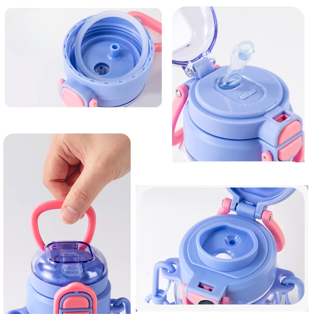 迪士尼優獸大都會| 便攜式背帶兒童吸管水樽| 兩款開合式 |朱迪