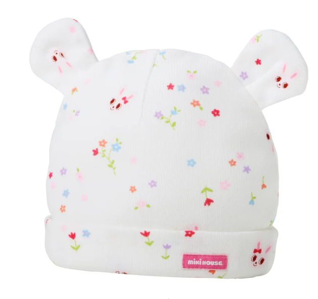 MKB 小兔花花帽子