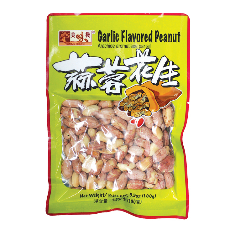 【花生一開🪭好事即來】 美味棧  淮鹽花生100g x1+ 蒜蓉花生100g x1