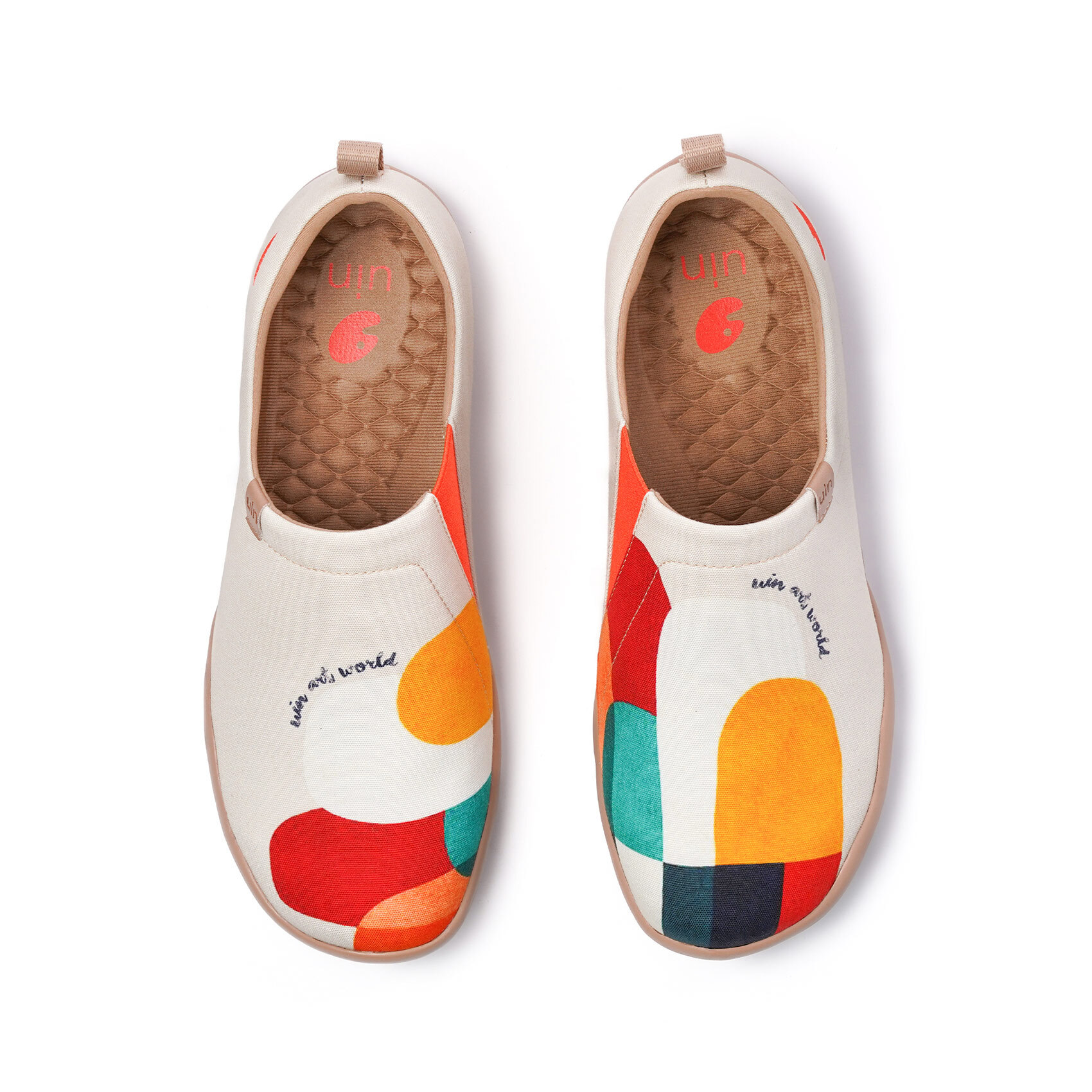 【 Uin 】西班牙原創設計 | 延伸 B款-帆布 女鞋 彩繪鞋 休閒鞋 懶人鞋