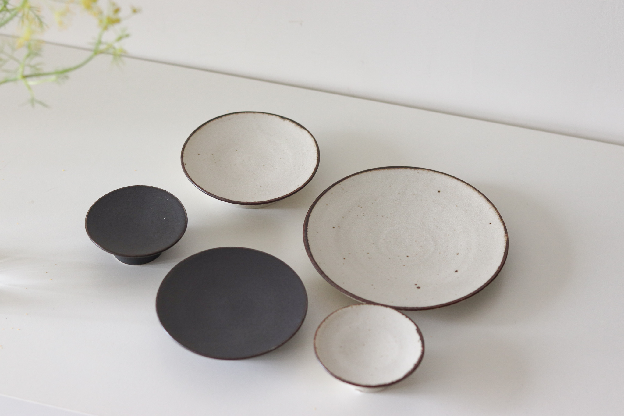 日本 Tokiwa 高台 豆皿 甜點盤