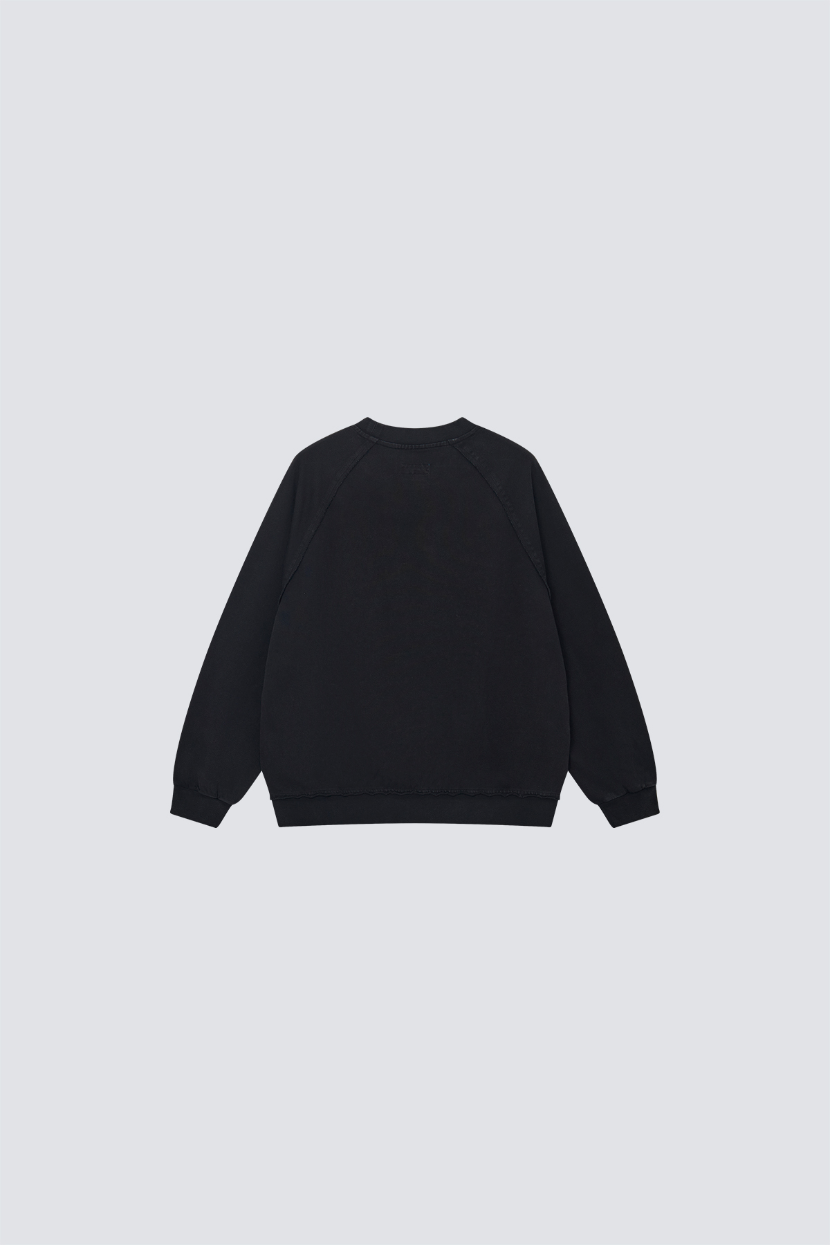 FUM Applique Washed Sweater｜Black｜Hong Kong Original Design