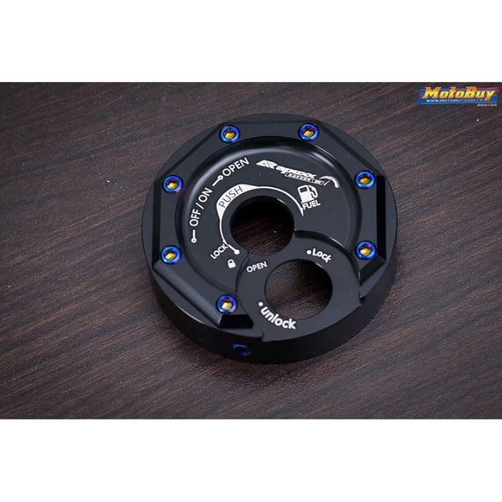 【APEXX】CNC 鎖頭蓋 鎖頭 外蓋 一體成形 直上 DIY 鍍鈦螺絲 勁戰 六代/水冷BWS/JETS/DRG