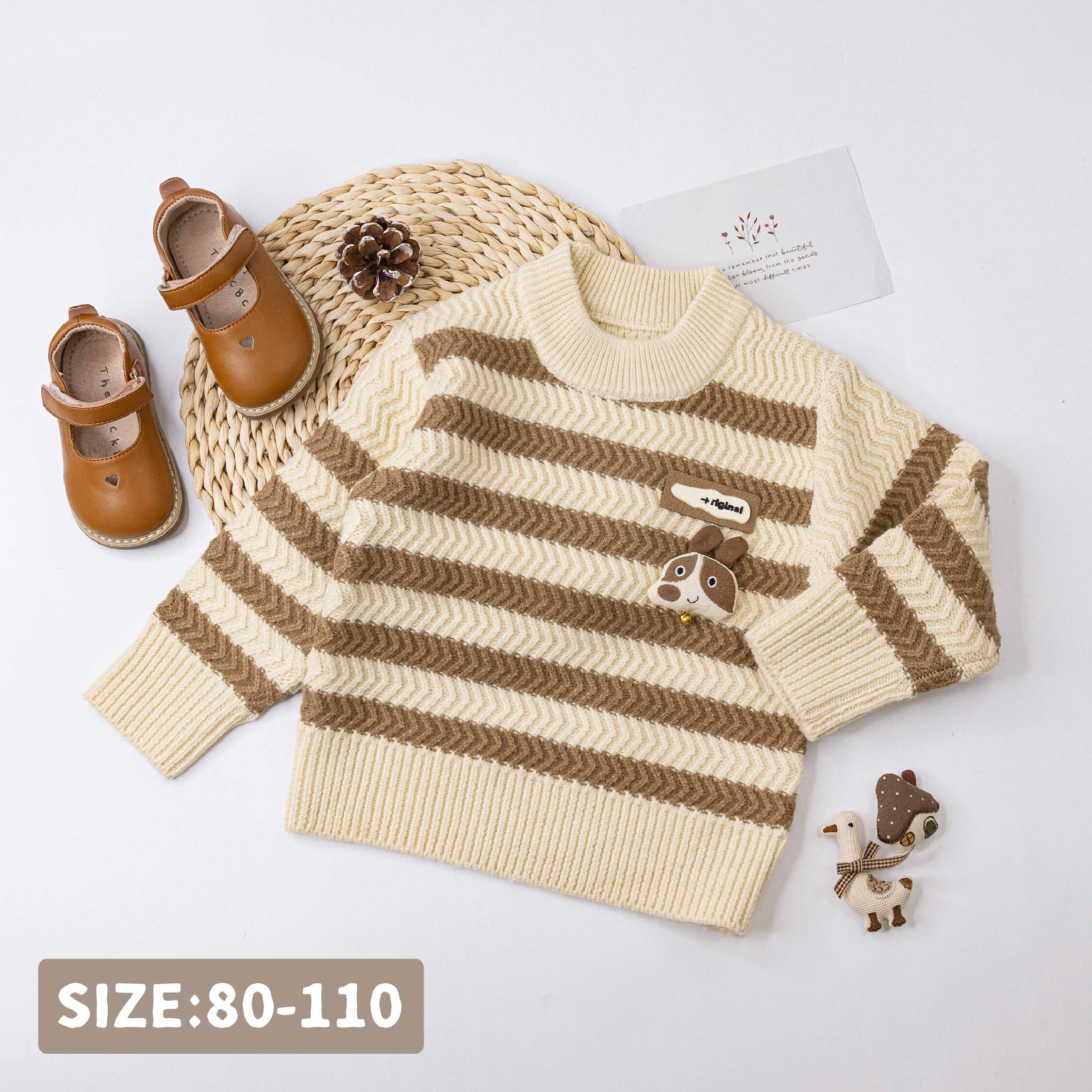 【H56006】淘氣立體狗狗針織上衣