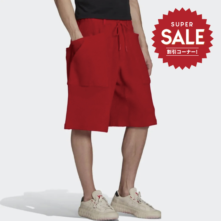 【 Y-3 M CH3 CMESH SHR 網布結構短褲 - 紅 】