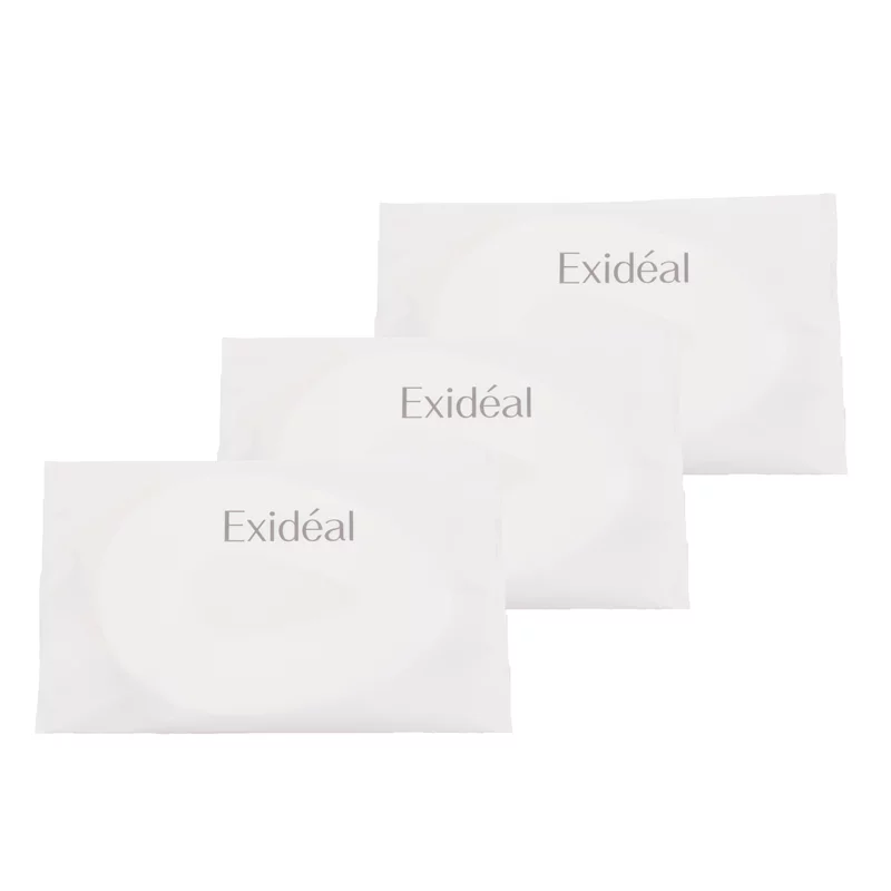 Exideal ovo 彩光嫩膚美肌蛋專用化妝棉 3包 (60片)