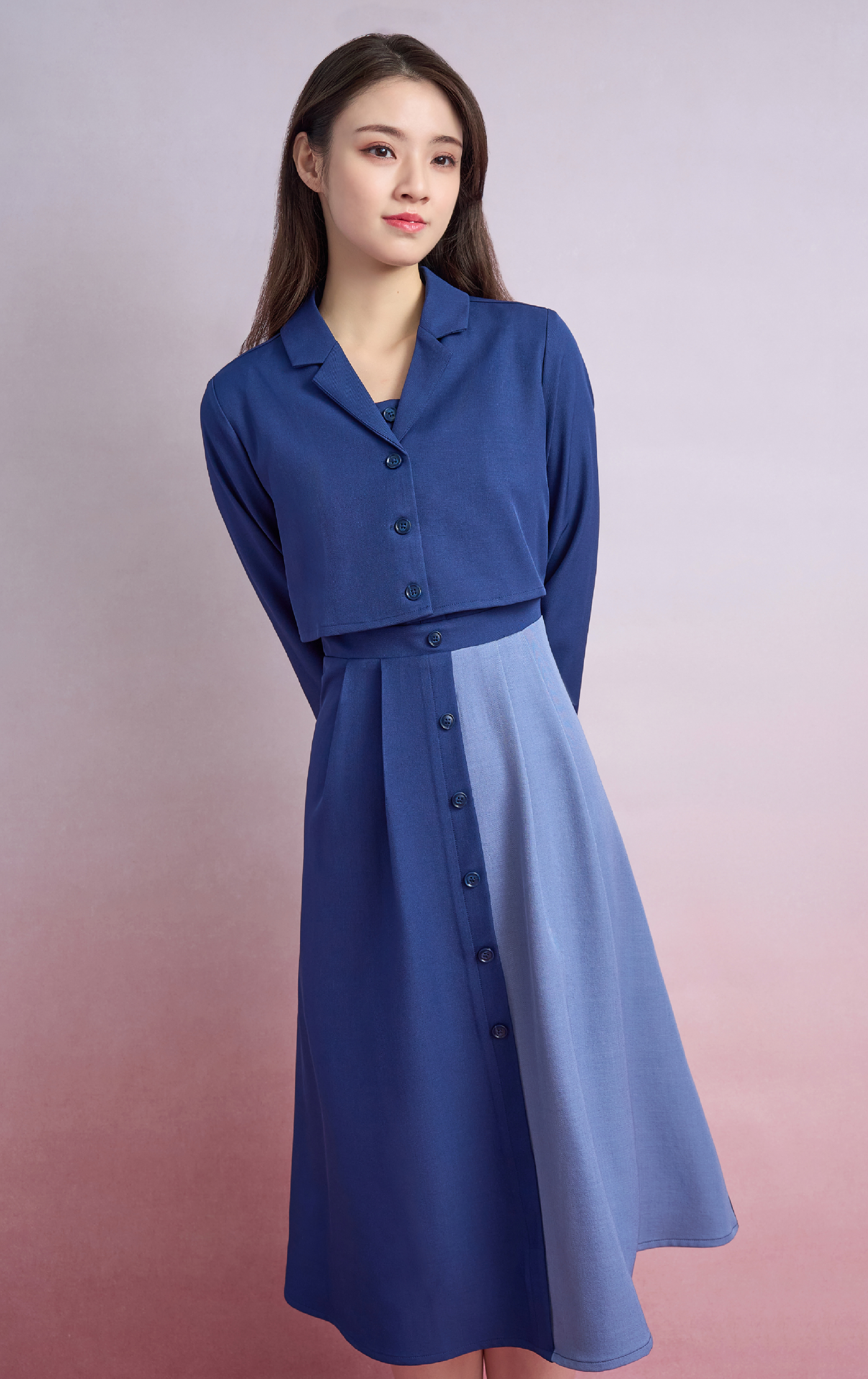 V-neck Color-blocked Jumpsuit OP0601