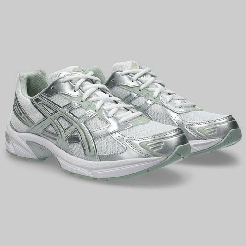 男款 ASICS GEL-1130 WHITE GREEN 白銀薄荷綠 Y2K 休閒 老爹鞋 跑鞋【1203A899-103】
