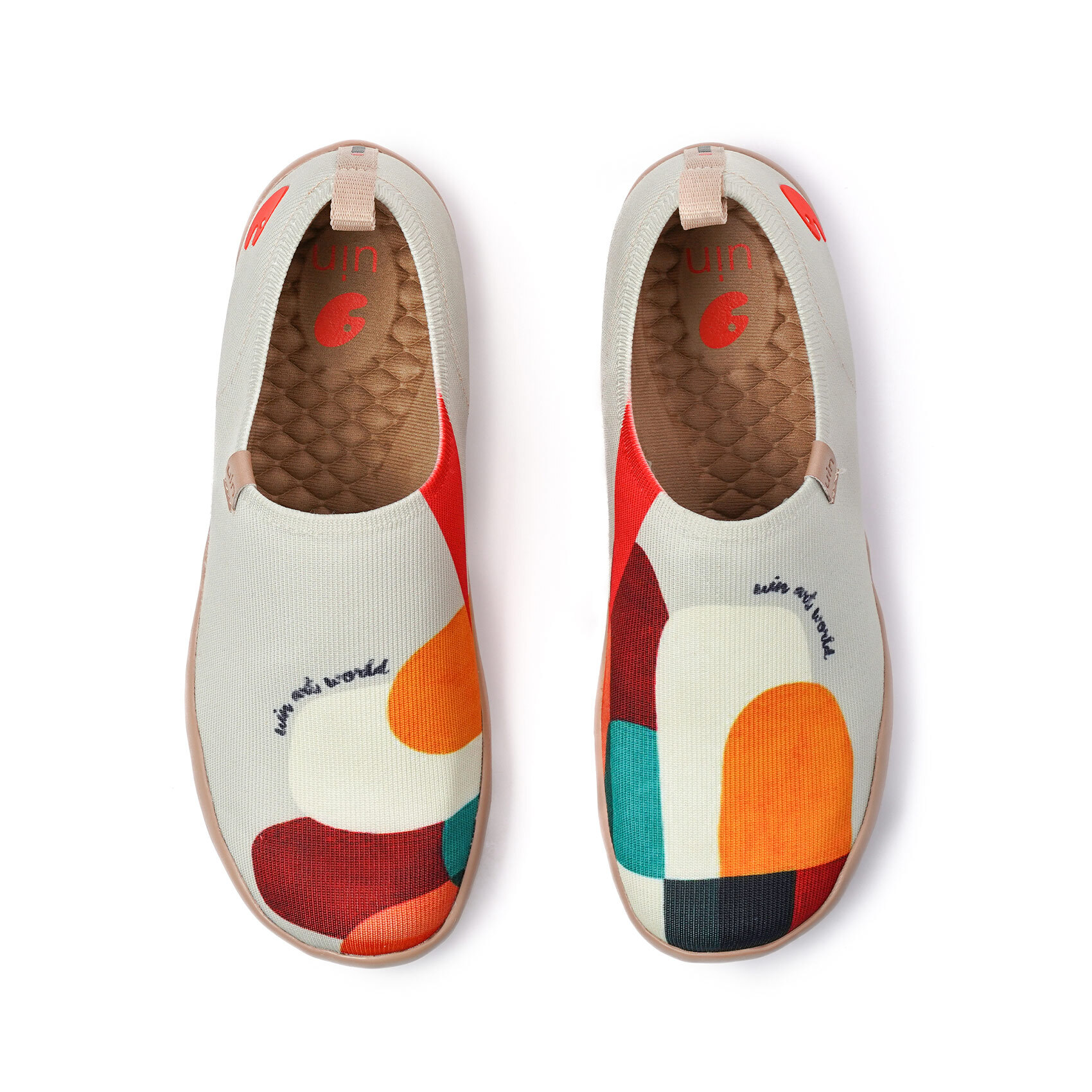 【 Uin 】西班牙原創設計 | 延伸 B款-飛織布 女鞋 彩繪鞋 休閒鞋 懶人鞋