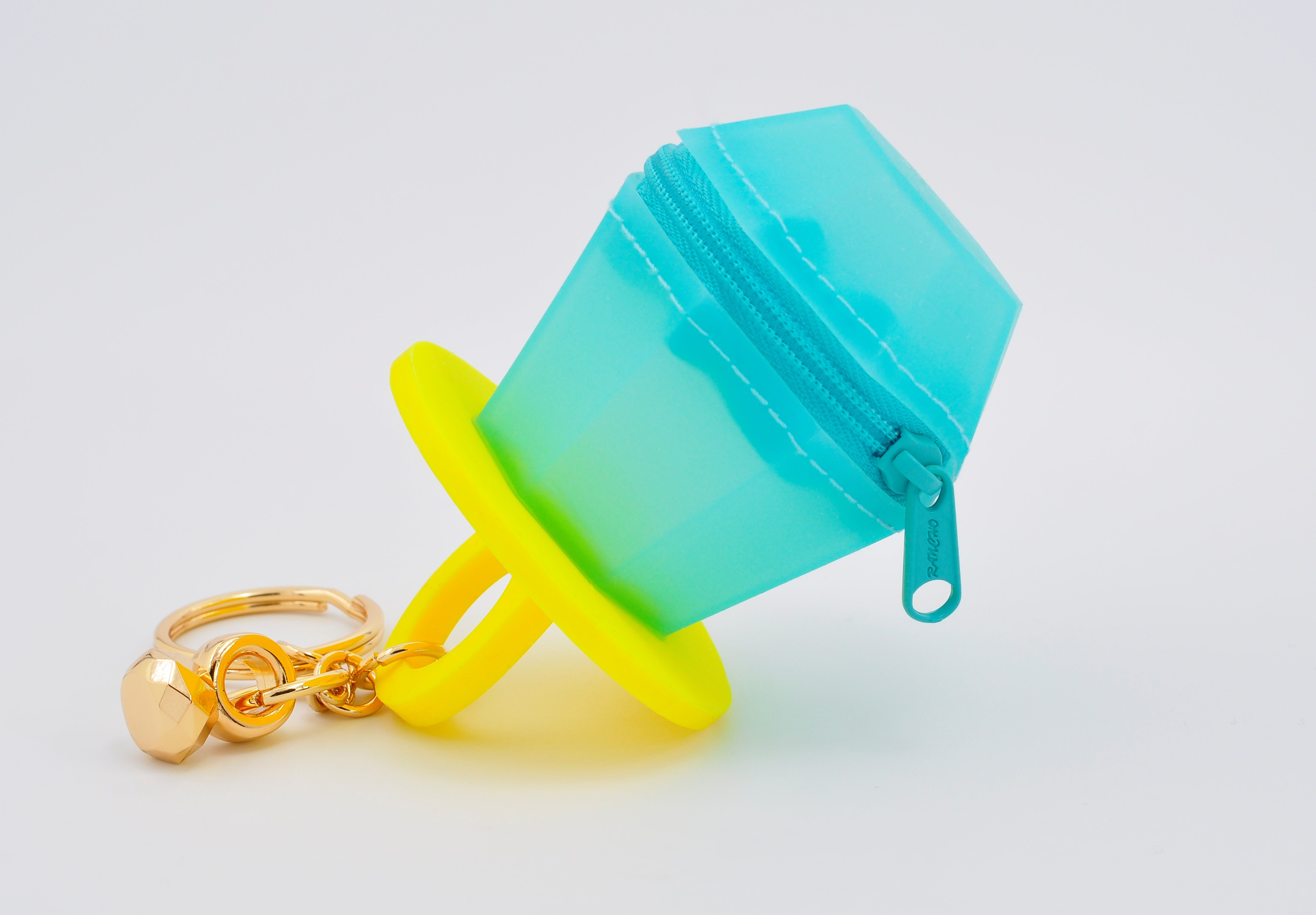 玩潮 鑽石戒指糖匙包綠色