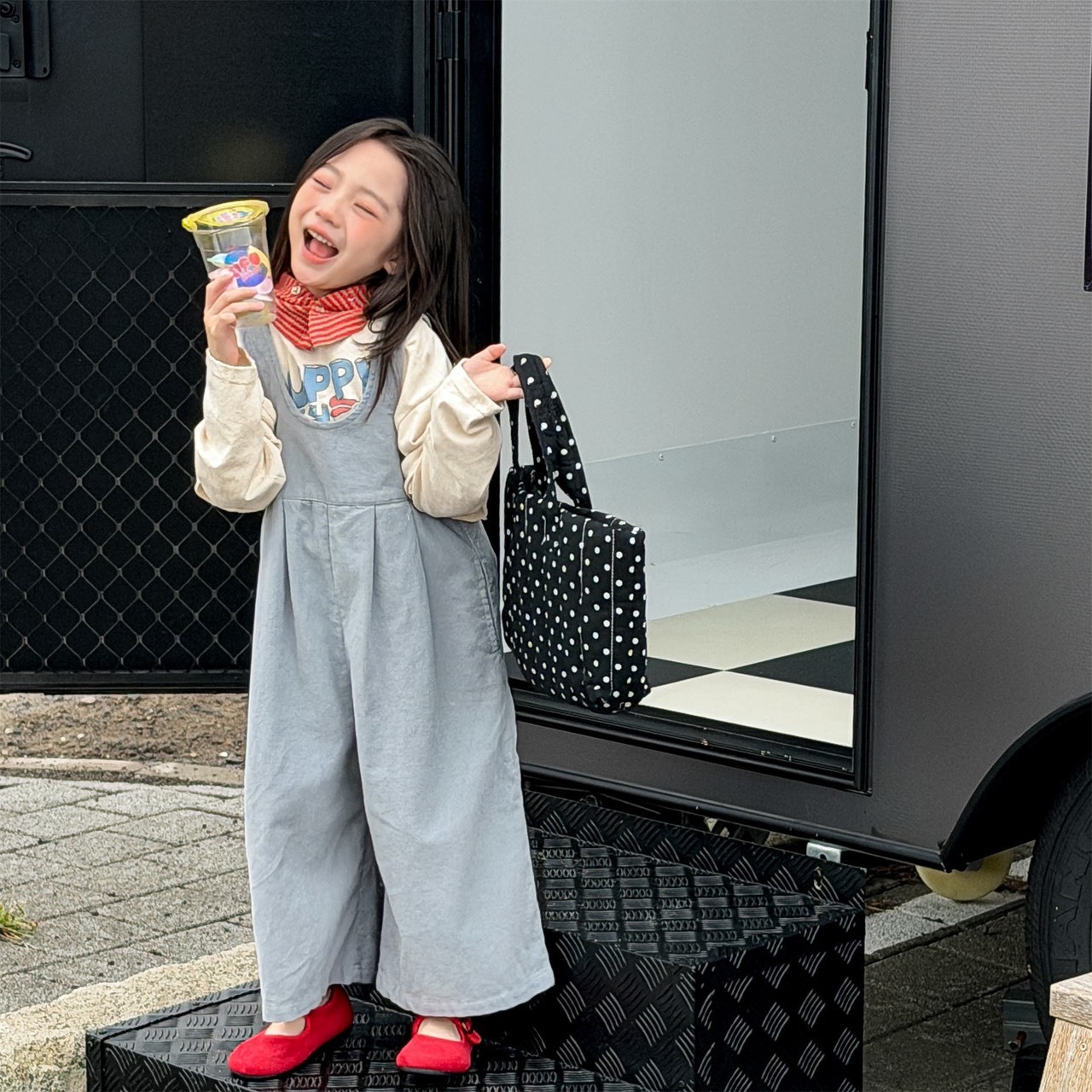 韓版休閒吊帶褲