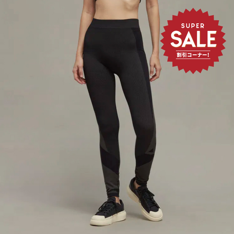 【 Y-3 W CL SL TIGHTS 無縫緊身褲 - 黑 】