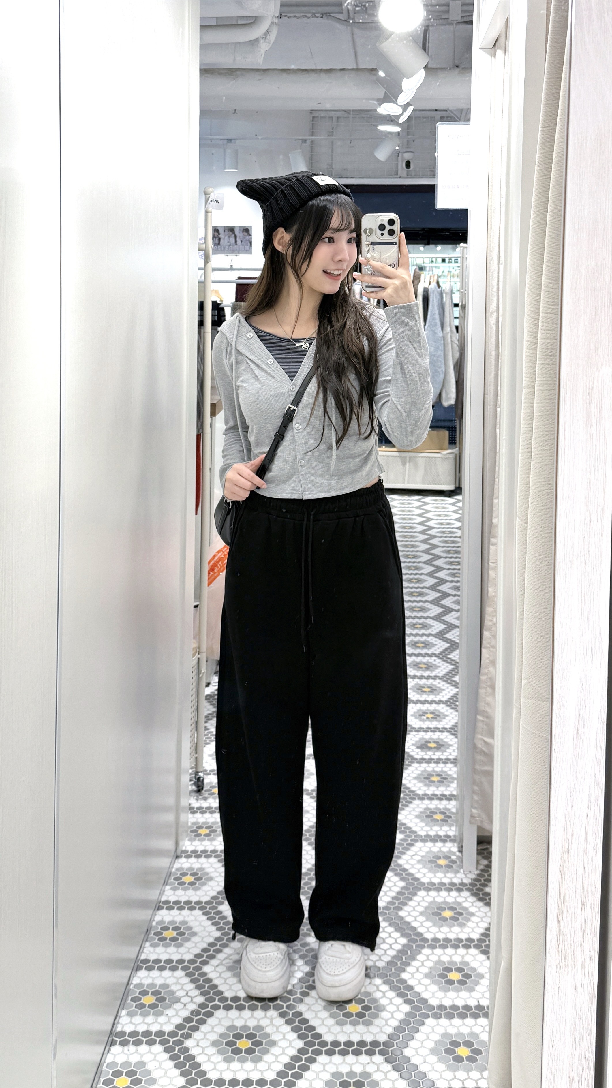 P0242｜韓國製！絕美天使翼ִֶָ. ..𓂃 ࣪ ִֶָ🪽་༘࿐寬鬆闊腳棉褲