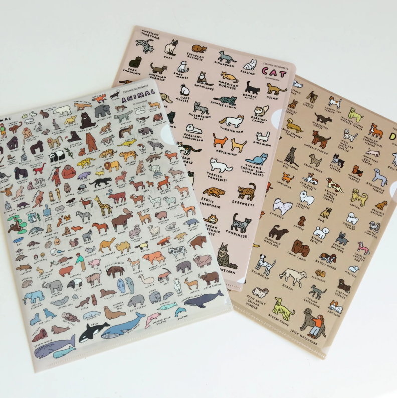 zero per zero | A4資料夾 貓咪圖鑑