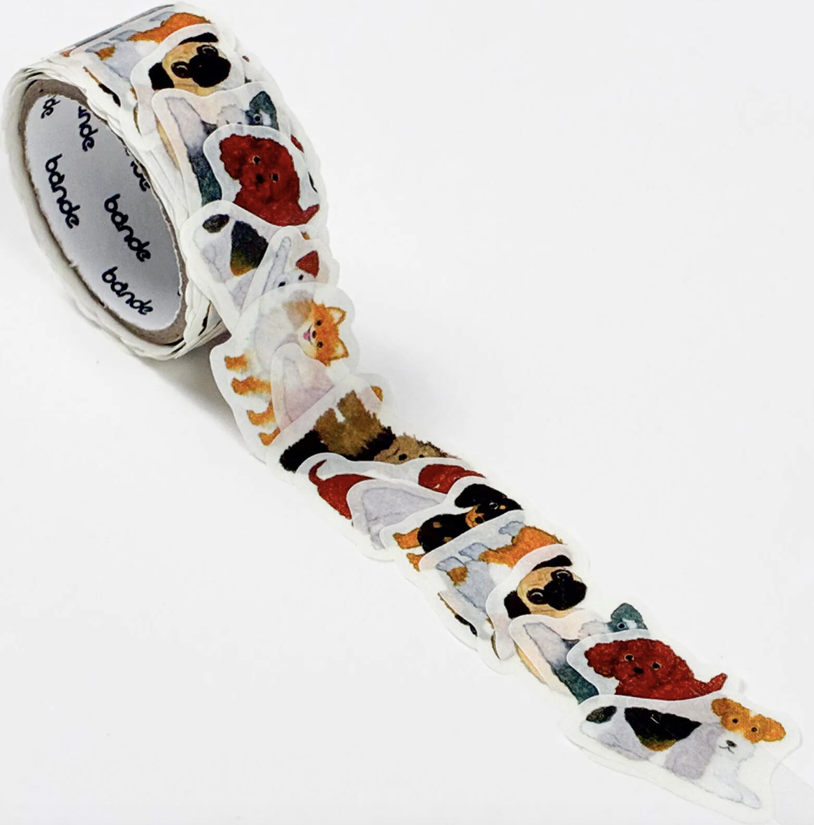 Greeting life | 米津祐介 狗狗 割型貼紙卷 Bande