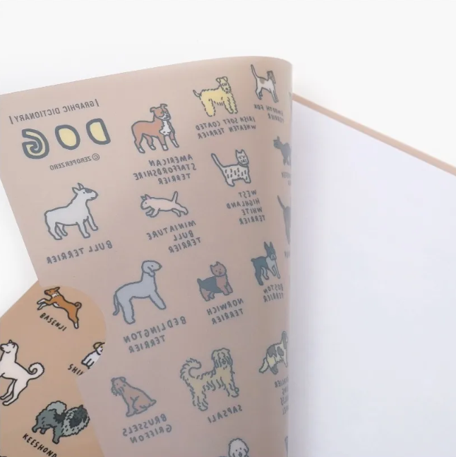 zero per zero | A4資料夾 狗狗圖鑑