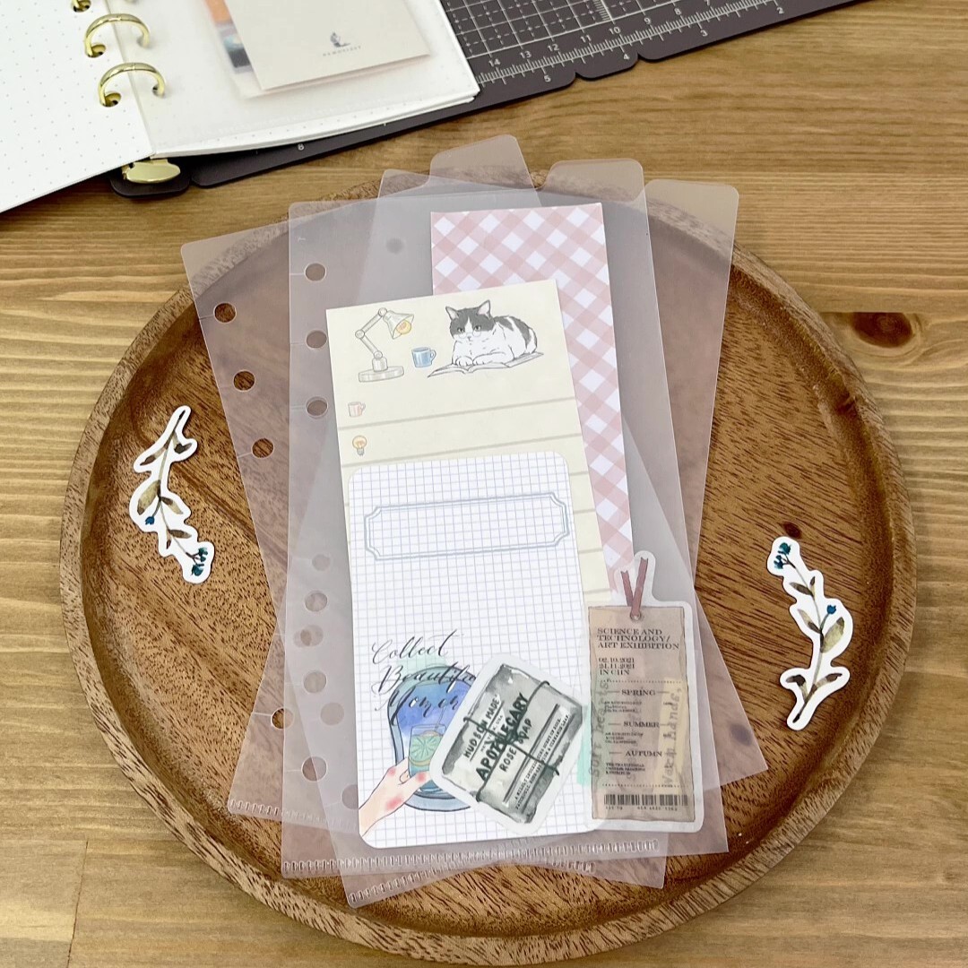 A6 / Bible 速拆L型收納夾 6孔 3入組｜IMAT 台灣