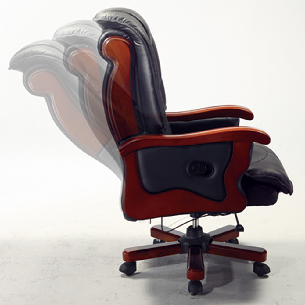 傑森頂級牛皮辦公椅/主管辦公椅/董事長椅