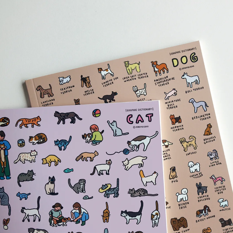 zero per zero | A5橫線筆記本 貓咪圖鑑