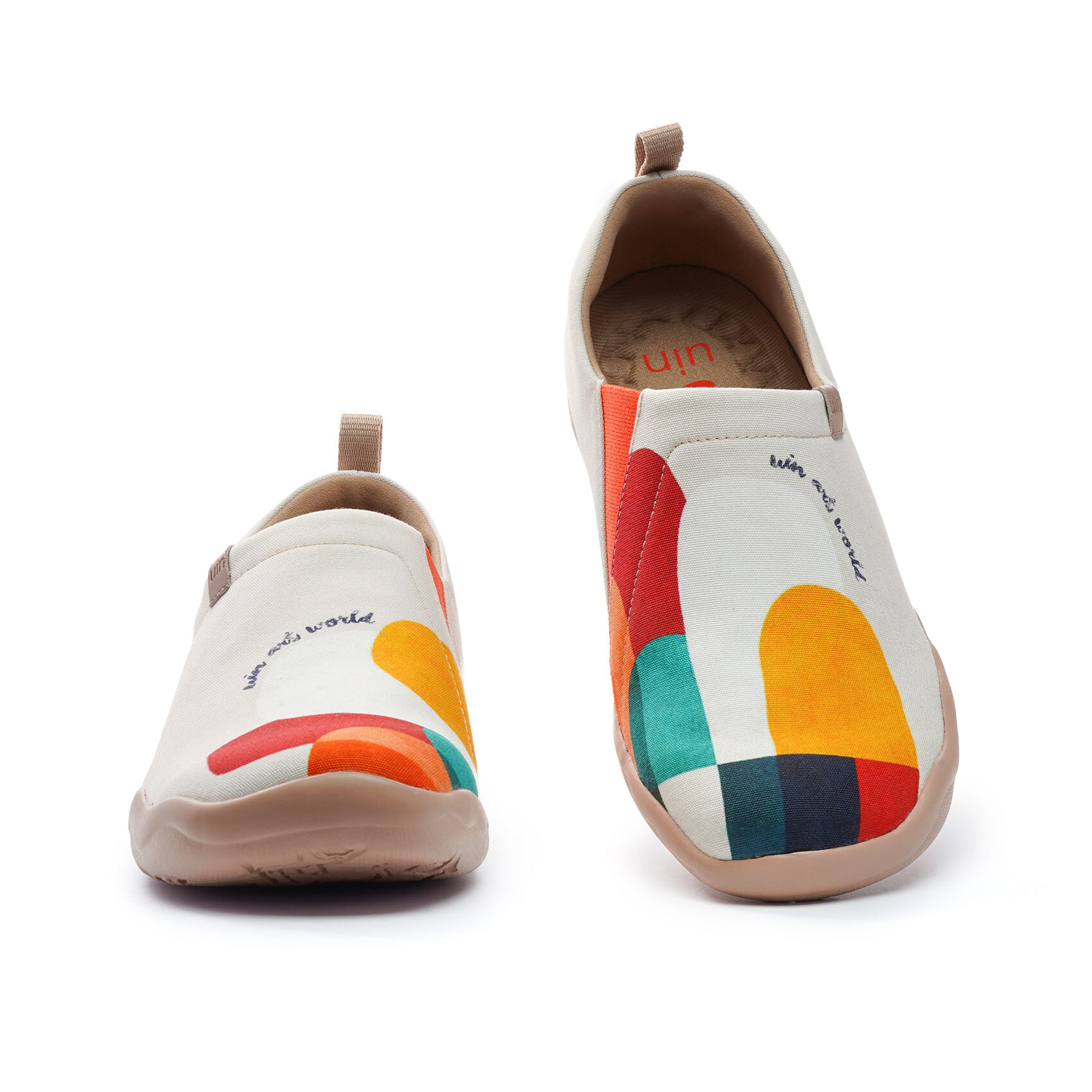 【 Uin 】西班牙原創設計 | 延伸 B款-帆布 男鞋 彩繪鞋 休閒鞋 懶人鞋