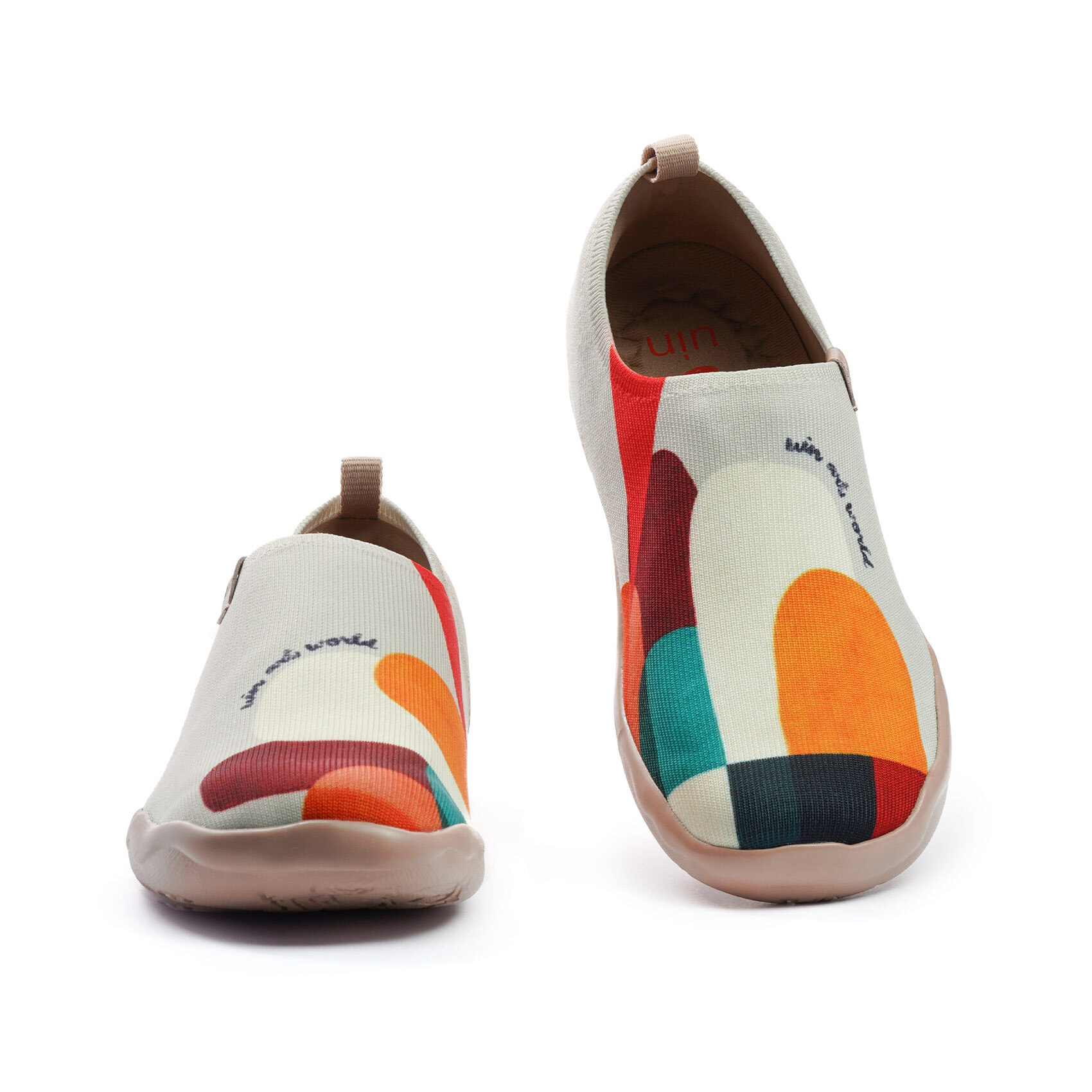 【 Uin 】西班牙原創設計 | 延伸 B款-飛織 男鞋 彩繪鞋 休閒鞋 懶人鞋