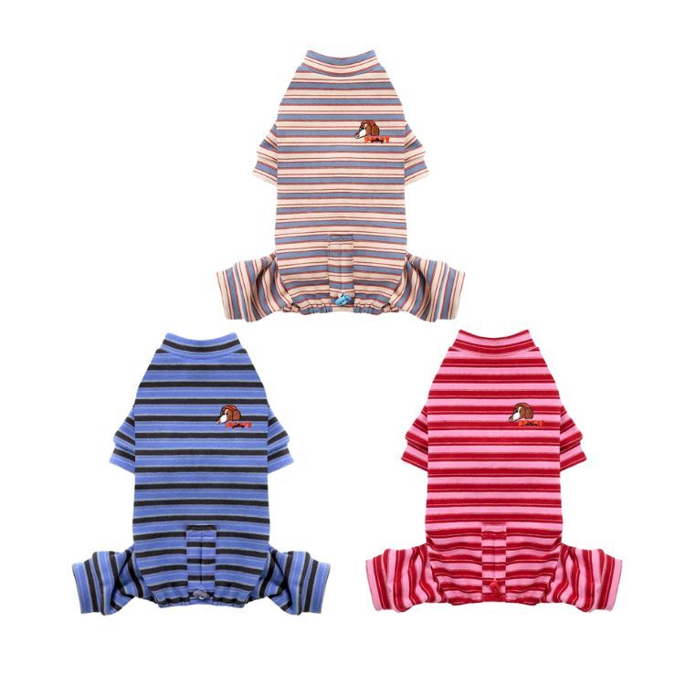 Puppy Gallery -Homeground 條紋四腳衣(三色）