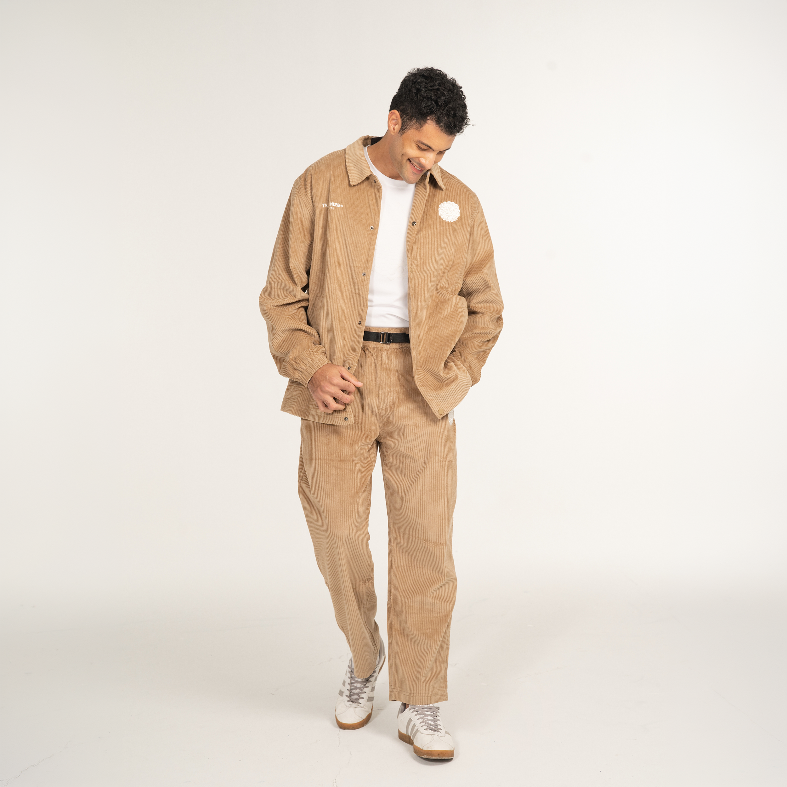 TAIWANIZE デザインシリーズ｜台南剣獅モチーフ立体刺繍コーデュロイ