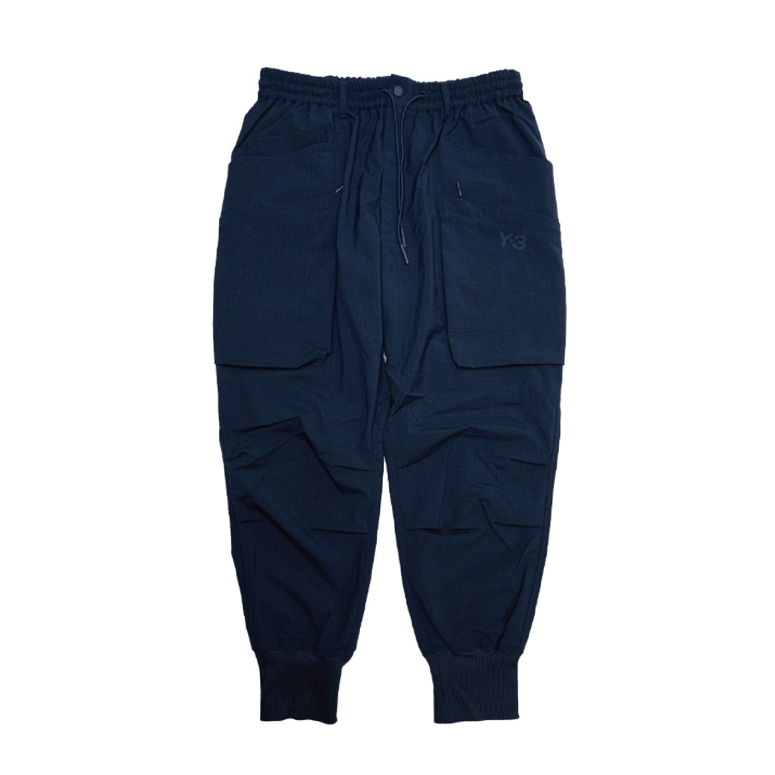 【 Y-3 M CL RIP ST PNTS 縮口長褲 - 深藍 】