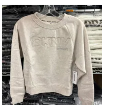 [S] DKNY CORTADO HEATHER ESSENTIAL RAGLAN LONG SLEEVE TOP, DP5T1455-9C6 (SD1703)