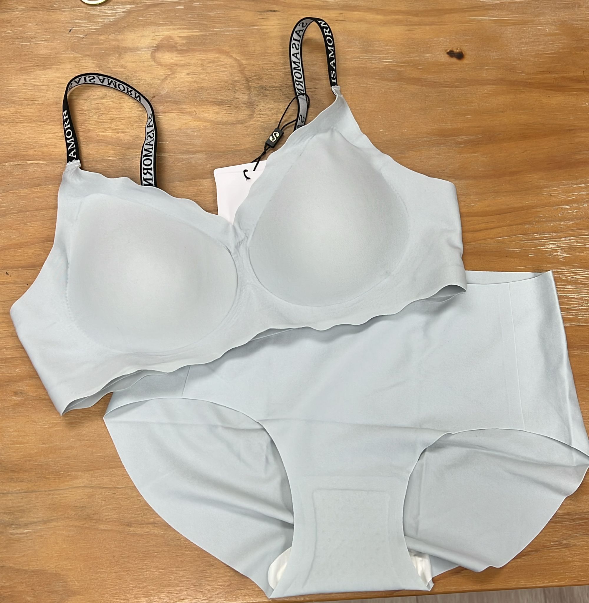 0211CT124-衣物CT-女裝內衣套裝 藍色 (A124A), 膚色 (A124B)