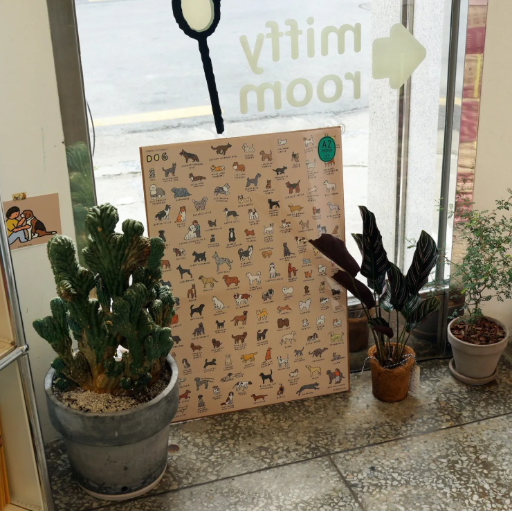 zero per zero | A3海報 狗狗圖鑑